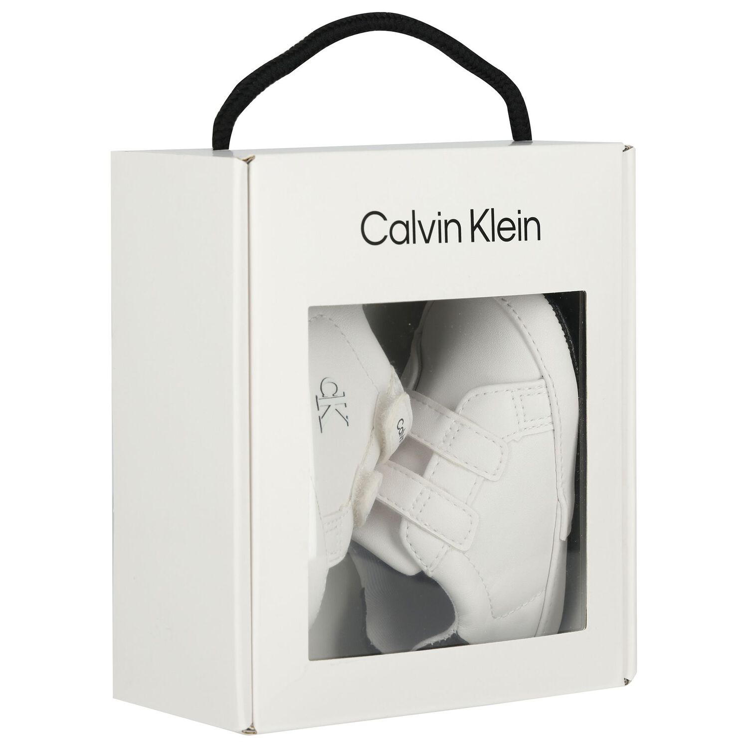 حذاء أبيض بشعار للأطفال قبل المشي, 1, hi-res