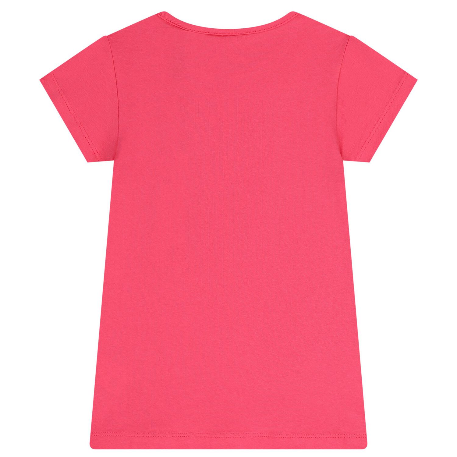 Girls Pink Heart T-Shirt, 1, hi-res