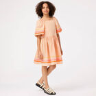 Girls Orange Ric Rac Dress, 1, hi-res