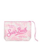 Girls White & Pink Aline Logo Jungle Pouch ( 15cm ), 1, hi-res