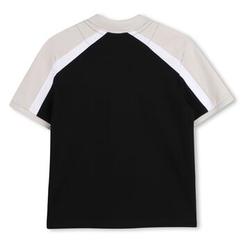Boys Black Logo Polo Shirt