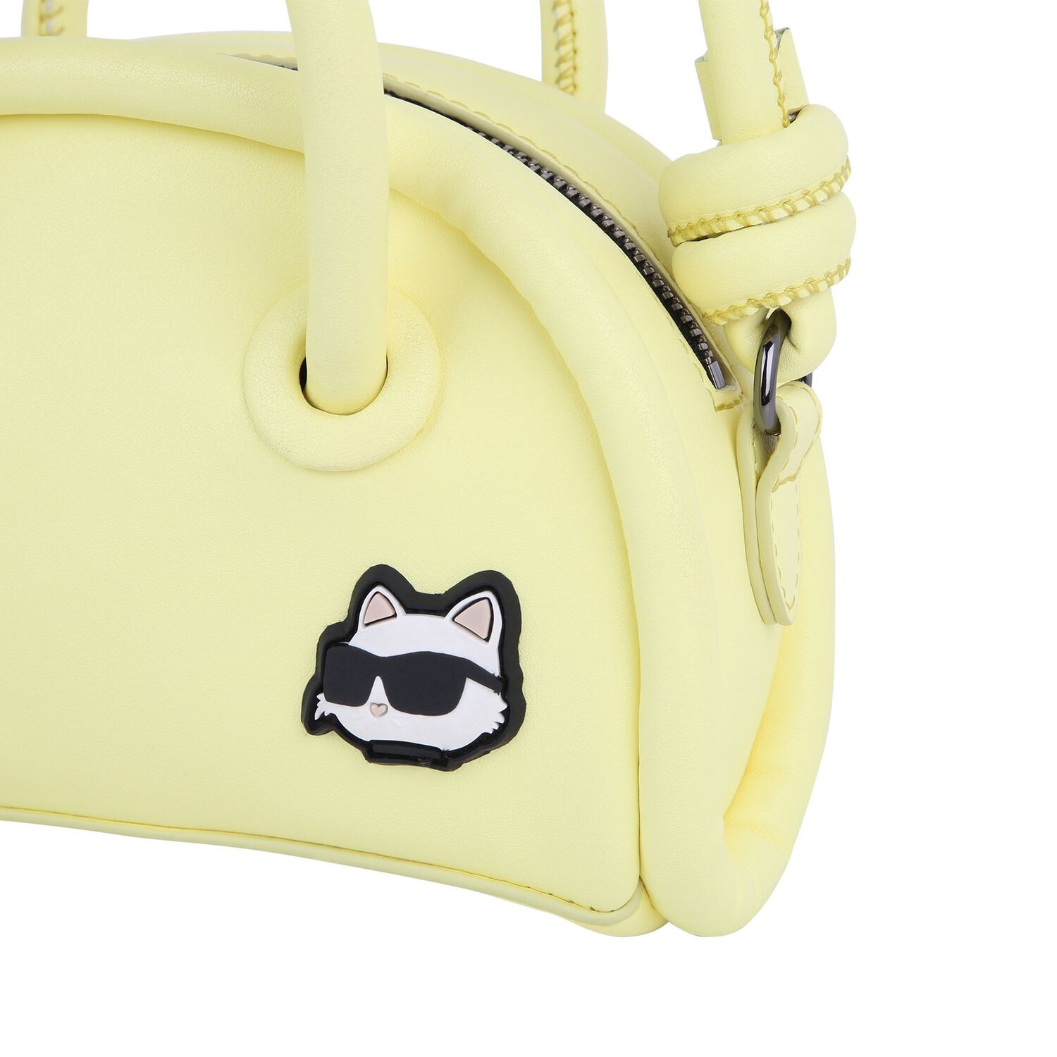 Girls Yellow Choupette Shoulder Bag, 2, hi-res