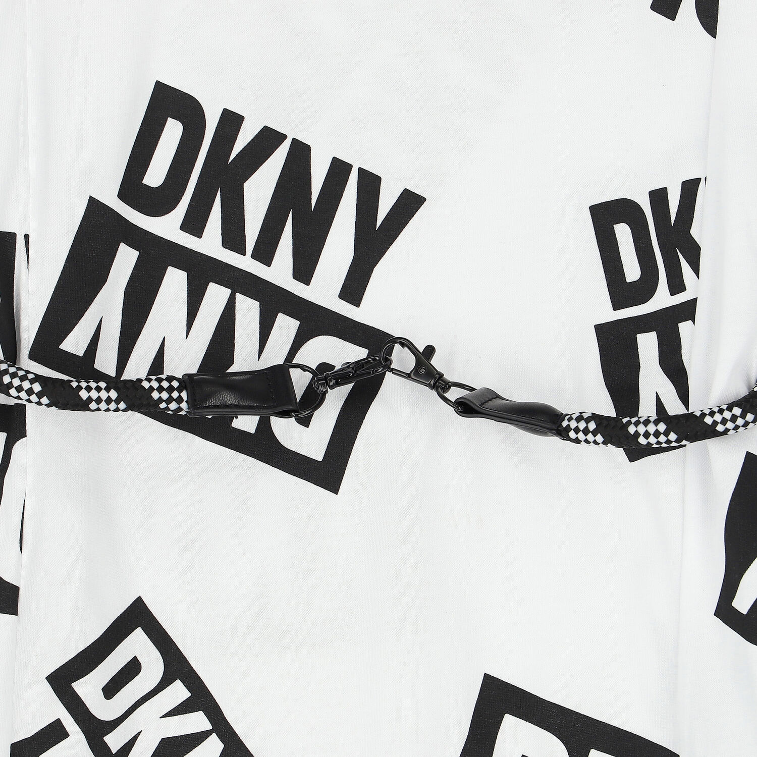 Girls White Logo T-Shirt Dress, 1, hi-res