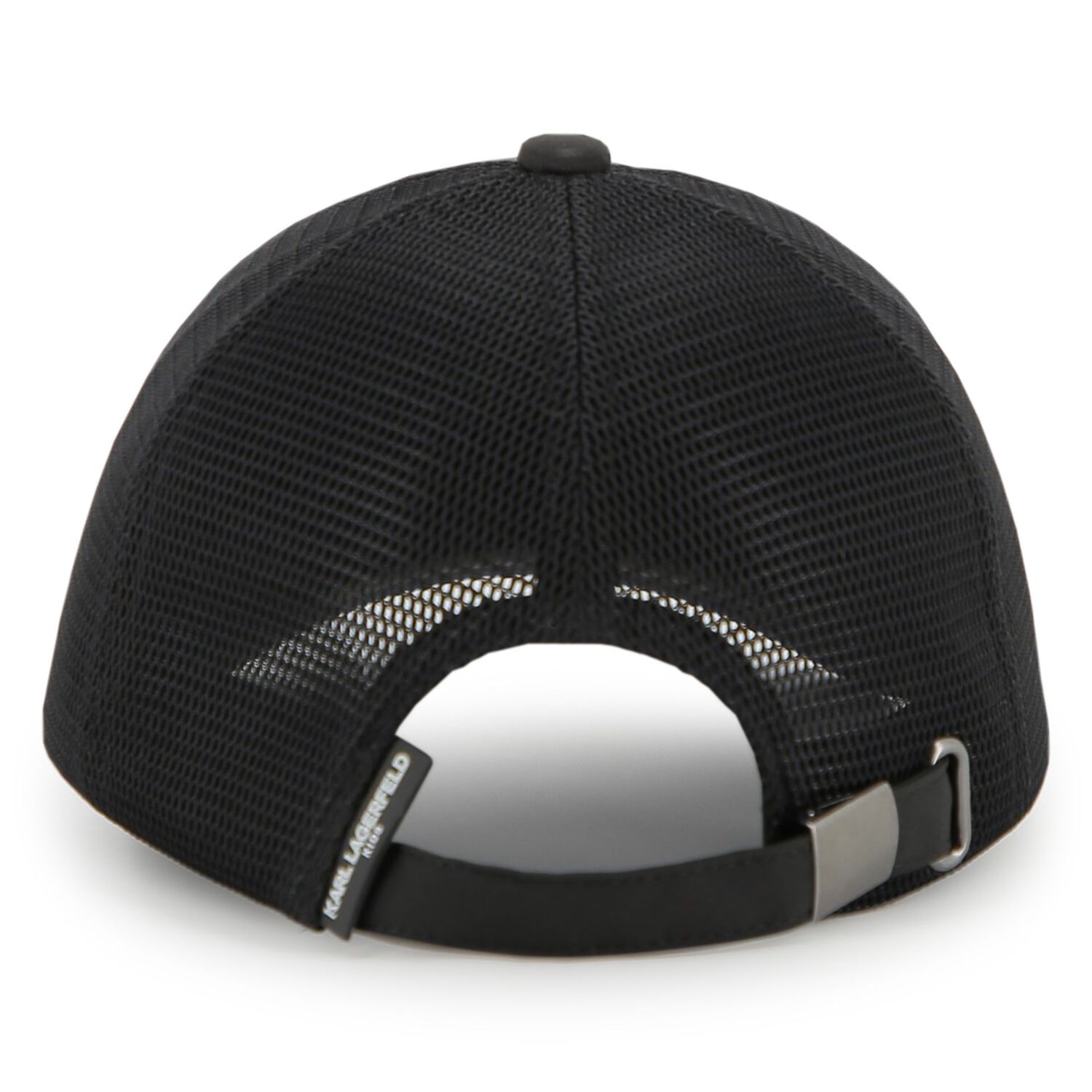 Boys Black Ikonik Karl Cap, 1, hi-res