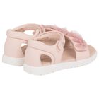 Younger Girls Pink Logo Sandals, 1, hi-res
