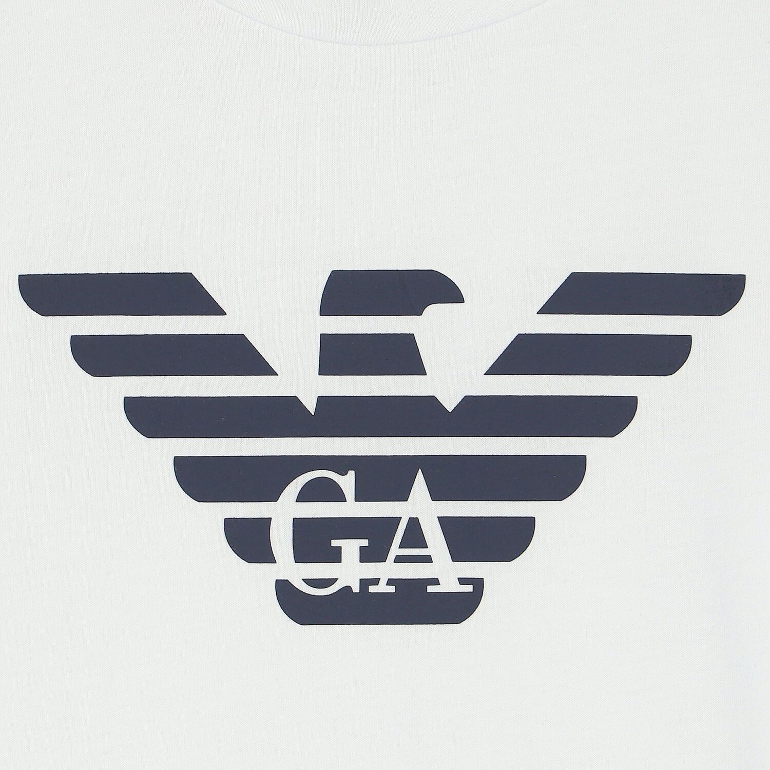 Boys White Logo Long Sleeve Top , 2, hi-res