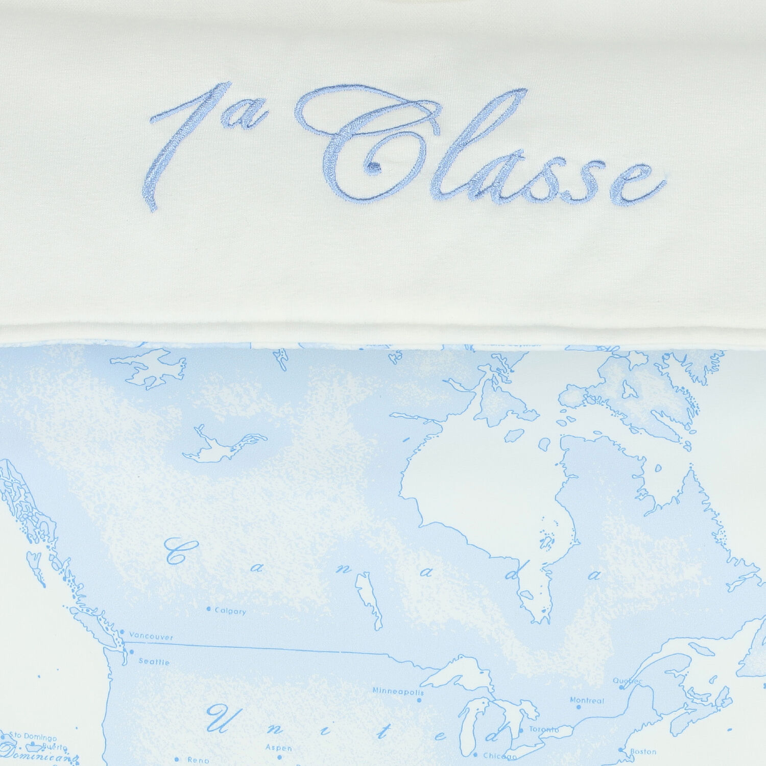 مدس بطبعة خريطة باللون البيج والعاجي, 3, hi-res