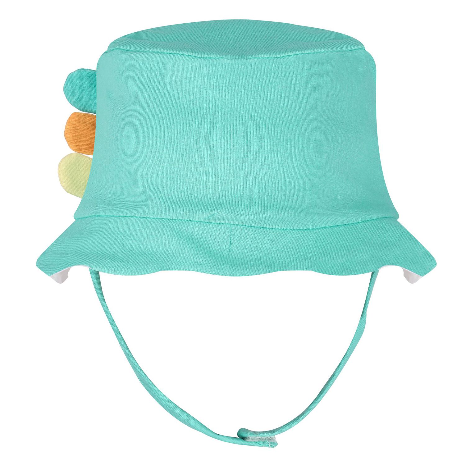 Baby Boys Ivory & Green Dungaree & Hat Set, 2, hi-res