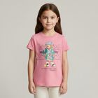 Girls Pink Polo Bear T-Shirt, 1, hi-res