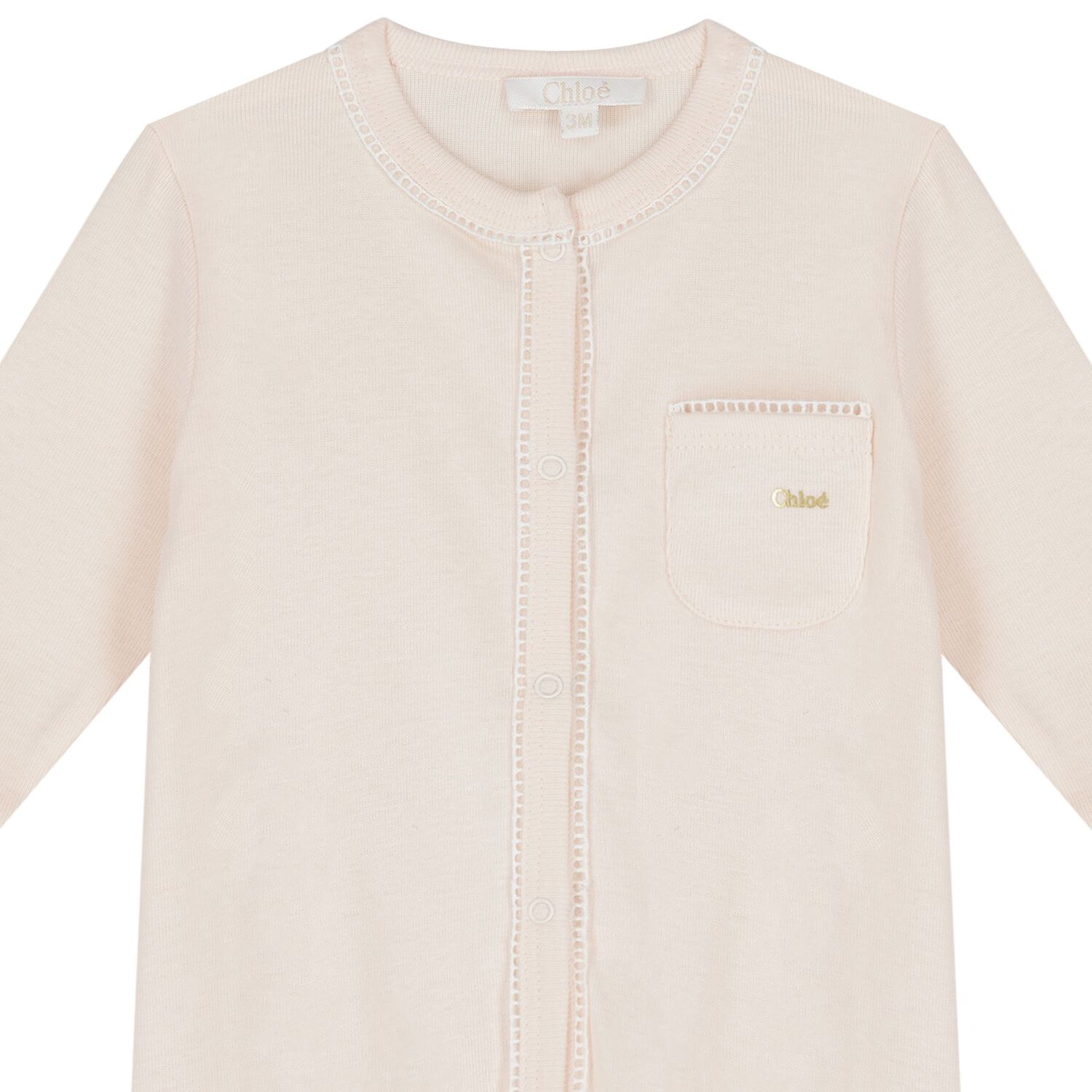 Baby Girls Pink Logo Babygrow Gift Set, 1, hi-res