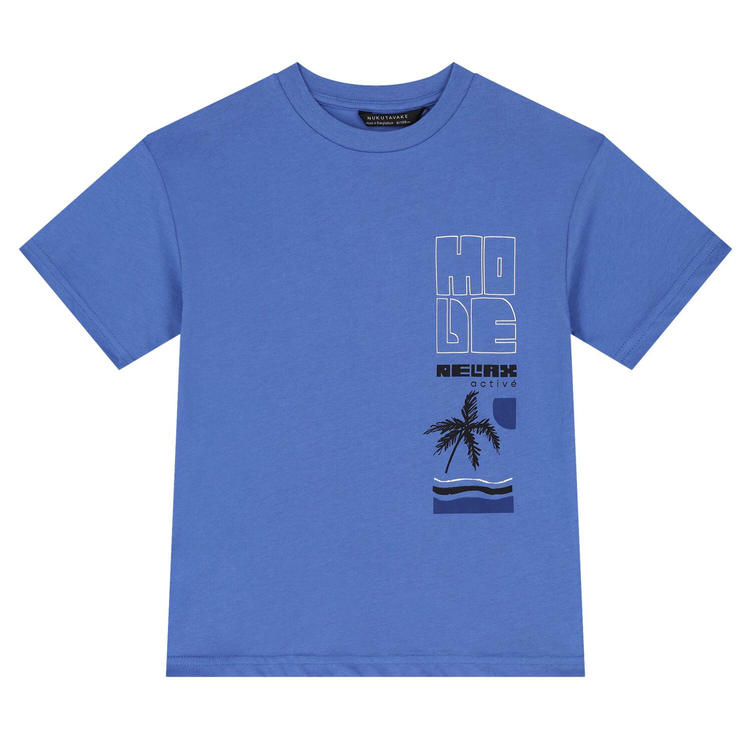 طقم شورت اولاد باللون الازرق والاسود, 1, hi-res