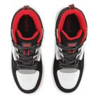 حذاء رياضي بشعار باللونين الأبيض والأسود للأولاد, 1, hi-res