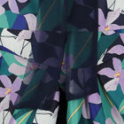 فستان ساتان مزهر باللون الأزرق والبنفسجي, 1, hi-res