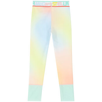Girls Multicoloured Logo Leggings