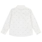 Boys White Long Sleeve Shirt, 1, hi-res