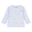 طقم بنطلون اولاد بطبعه سحاب باللون الازرق , 1, hi-res