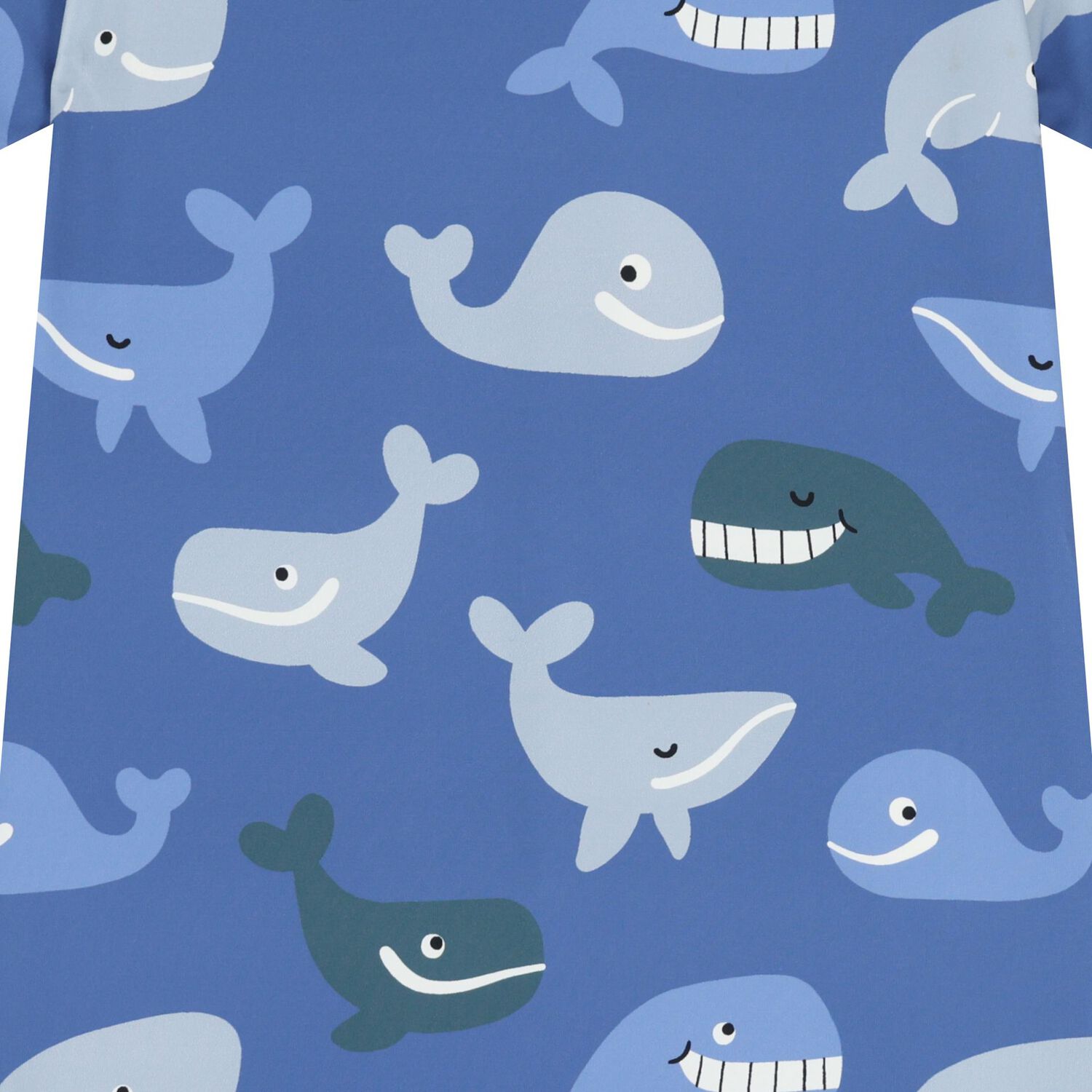 Younger Boys Blue Whale Sun Suit, 1, hi-res