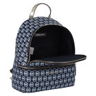 حقيبة ظهر بالشعار باللون الكحلي للبنات, 1, hi-res