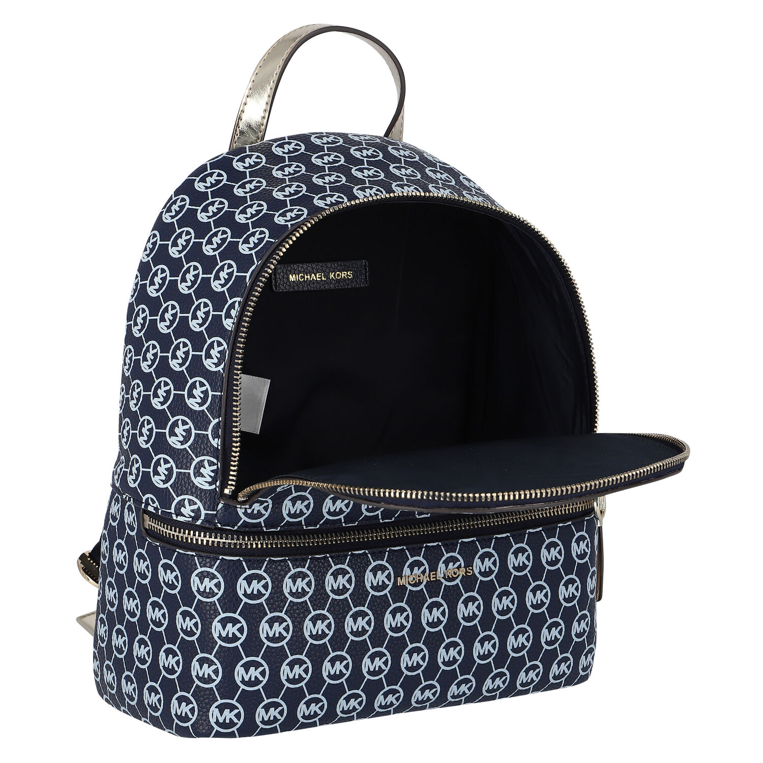 حقيبة ظهر بالشعار باللون الكحلي للبنات, 1, hi-res