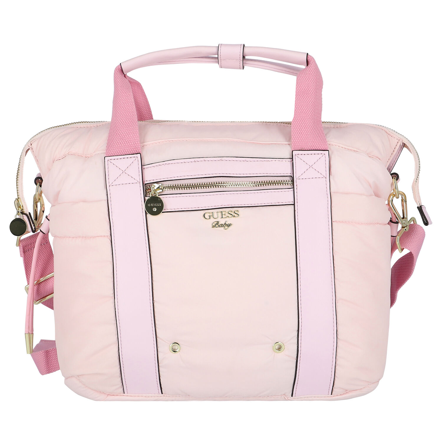 Pink Logo Baby Changing Bag, 1, hi-res