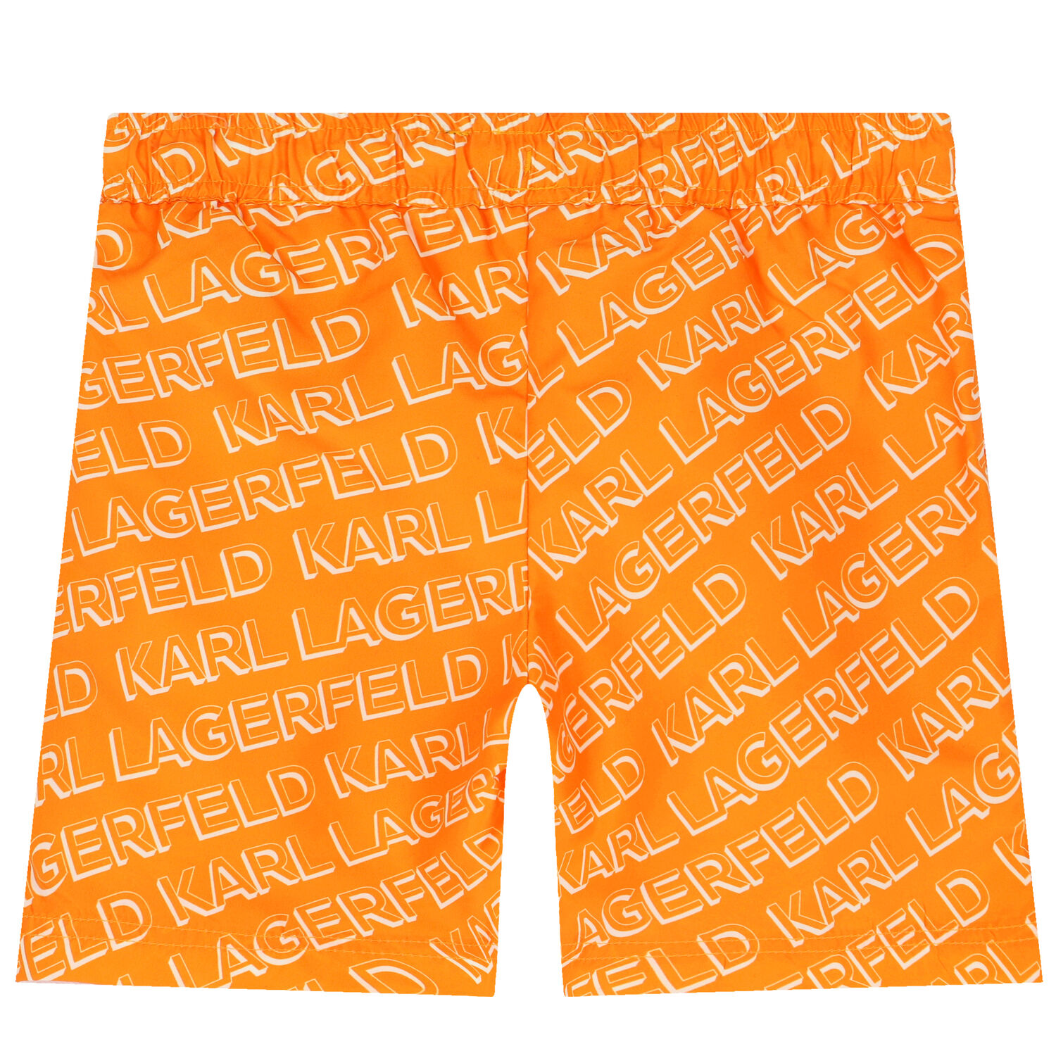 Boys Orange Logo Swim Shorts, 1, hi-res image number null