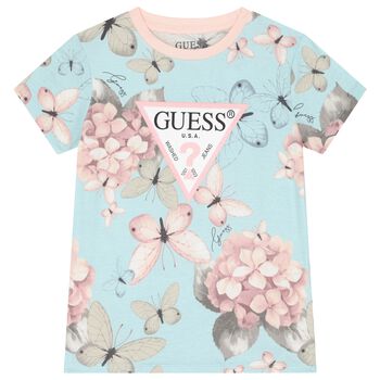 Girls Blue Logo T-Shirt