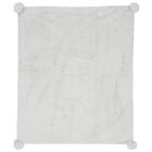 Grey & Ivory Faux Fur Baby Blanket, 1, hi-res