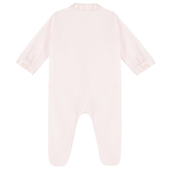 Baby Girls Pink Bunny Babygrow