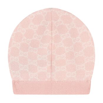 Girls Pink GG logo Hat