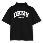 Boys Black Logo Polo Shirt, 1, hi-res
