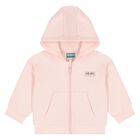 Younger Girls Pink Logo Tracksuit, 1, hi-res