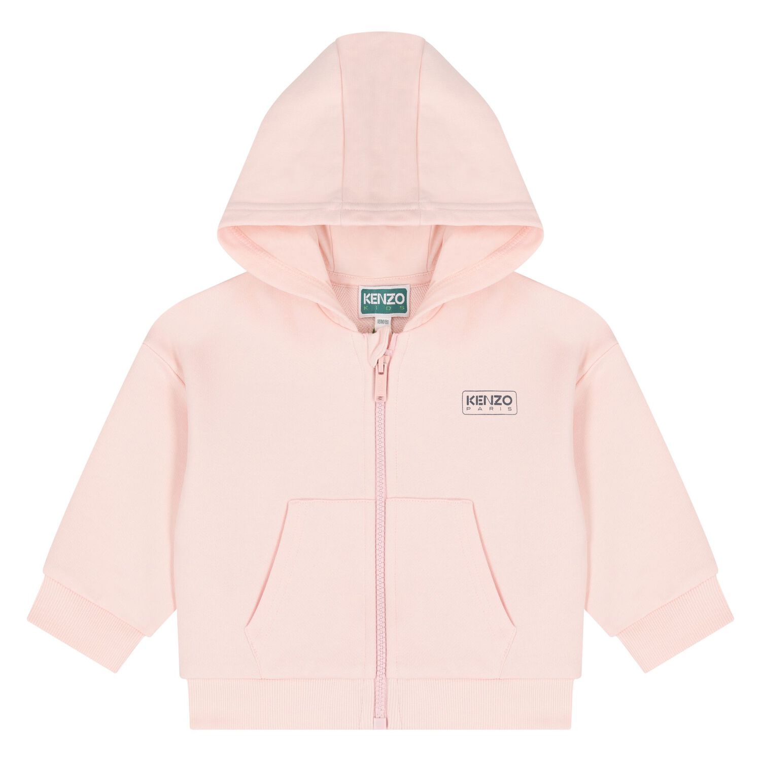 Younger Girls Pink Logo Tracksuit, 1, hi-res