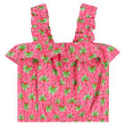 Girls Pink Palm Tree Skirt Set, 1, hi-res