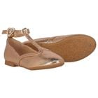 حذاء باللون الوردى ذهبى للبنات, 1, hi-res