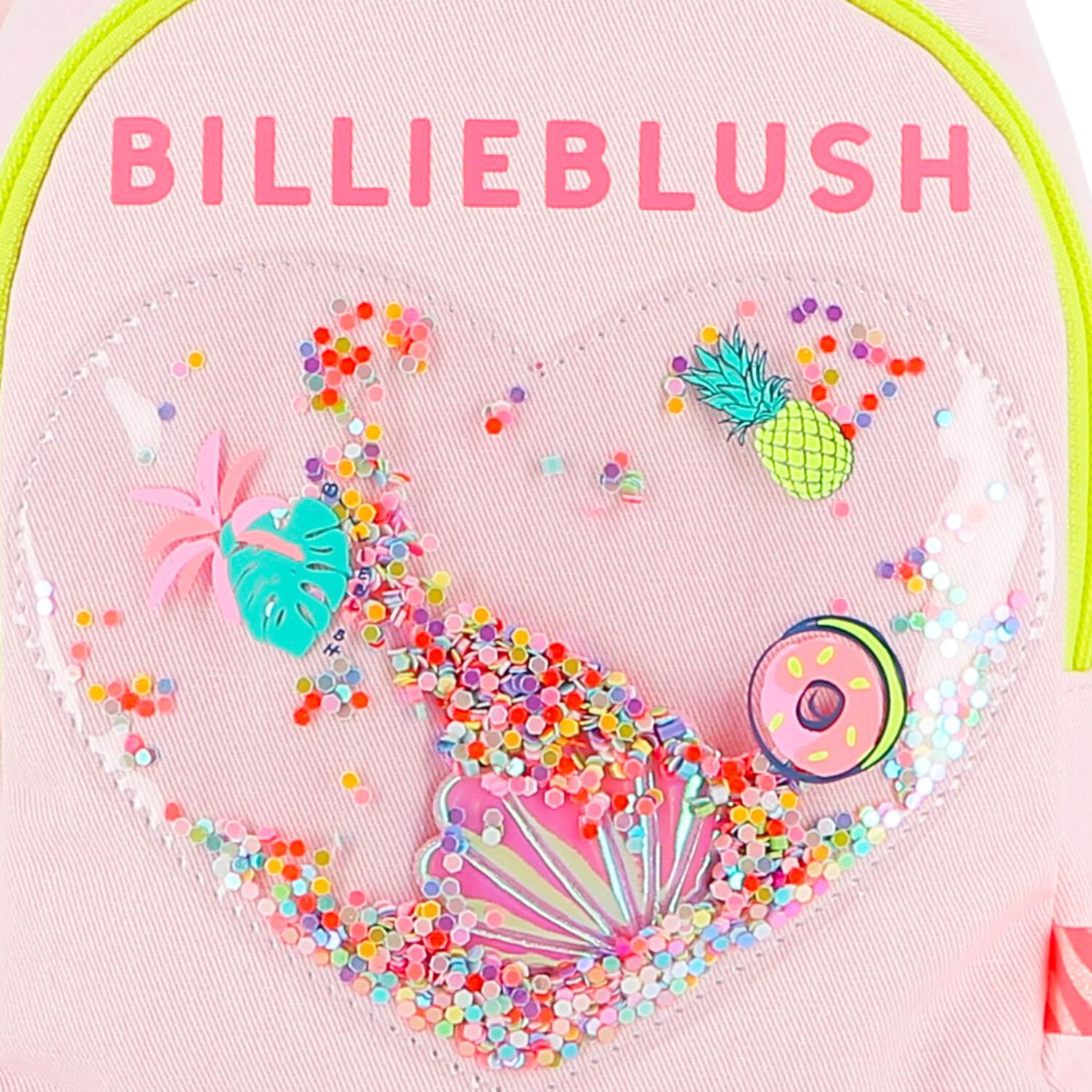 Younger Girls Pink Logo Backpack, 1, hi-res