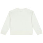Girls Ivory Logo Sweatshirt, 1, hi-res