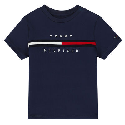 Baby Boys Navy Logo T-Shirt