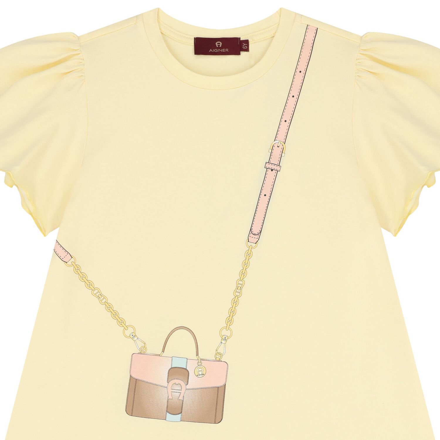 Girls Yellow Crossbody Bag Dress, 2, hi-res image number null
