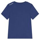 Boys Blue Ikonik Karl Logo T-Shirt, 1, hi-res