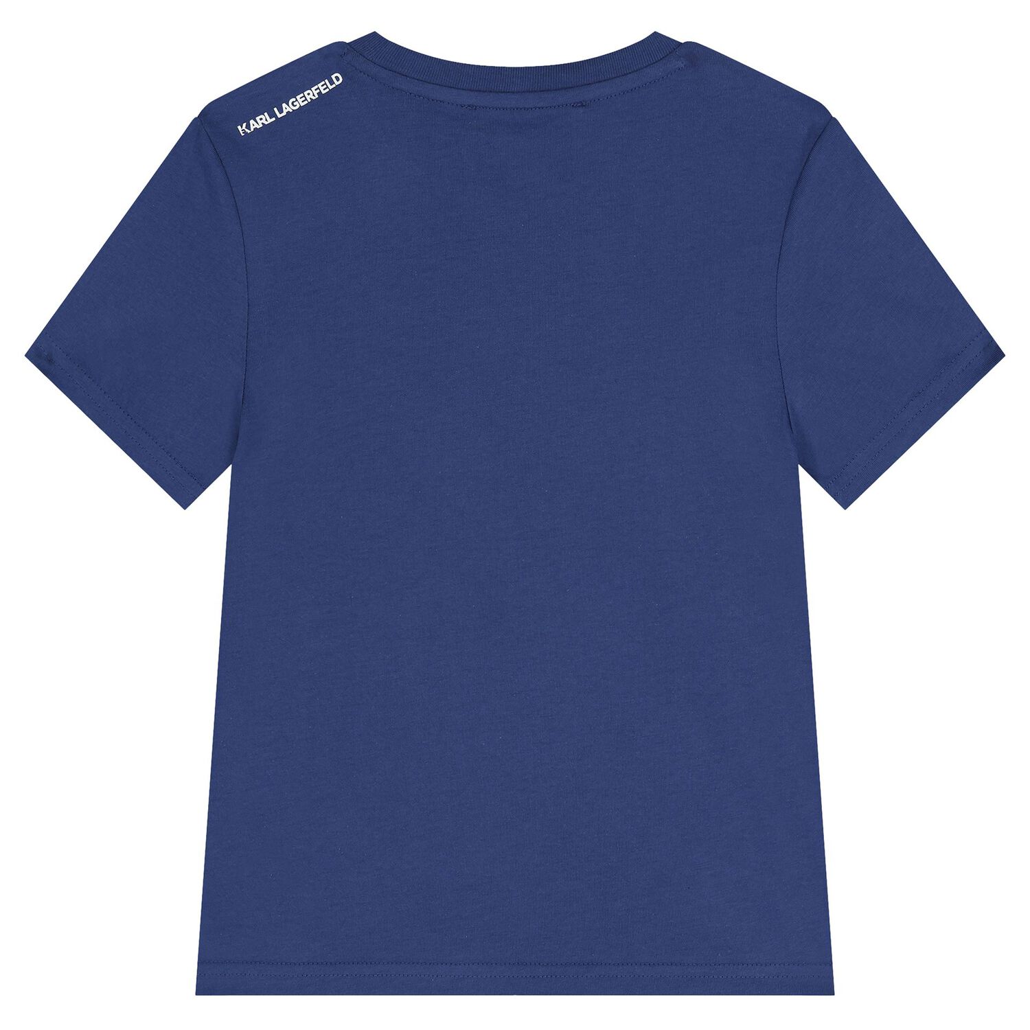 Boys Blue Ikonik Karl Logo T-Shirt, 1, hi-res