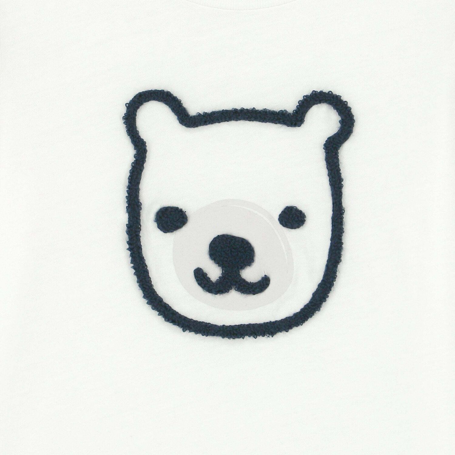 تيشيرت باكمام بالشعار باللون الابيض للاولاد, 1, hi-res image number null