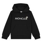 سويت شيرت أولاد بالشعار باللون الأسود, 1, hi-res