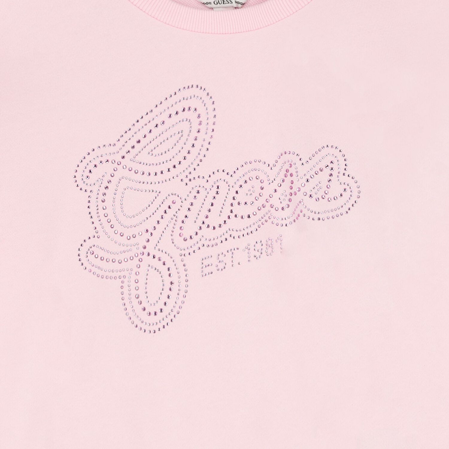 Girls Pink Embellished Logo Sweatshirt, 1, hi-res