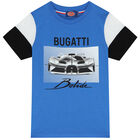 Boys Blue Logo T-Shirt, 1, hi-res