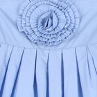 فستان بنات بطبعة الزهور باللون الأزرق, 1, hi-res