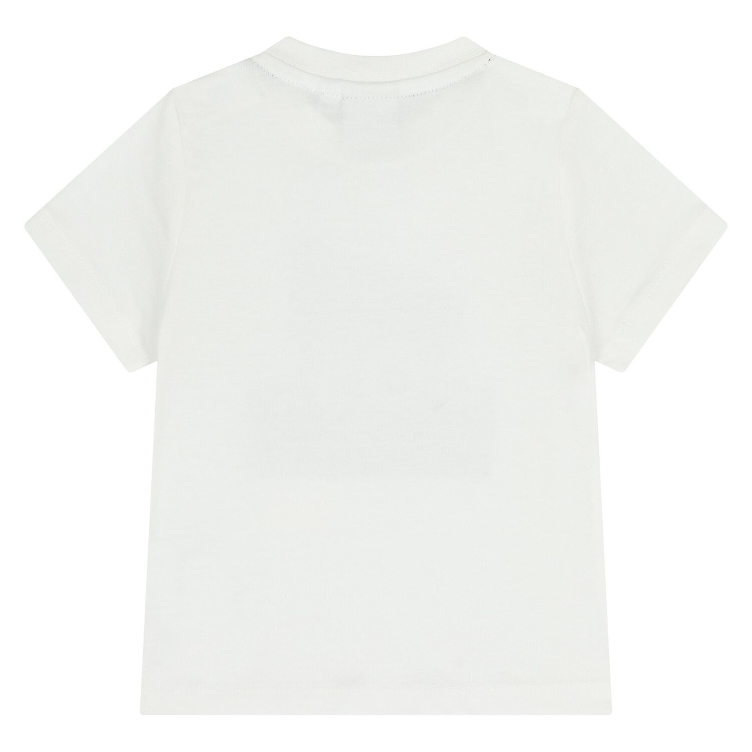 Younger Boys Mini Me White Logo T-Shirt, 2, hi-res