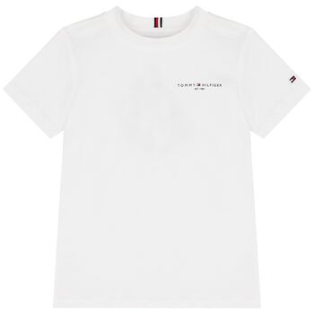 Boys White Logo T-Shirt