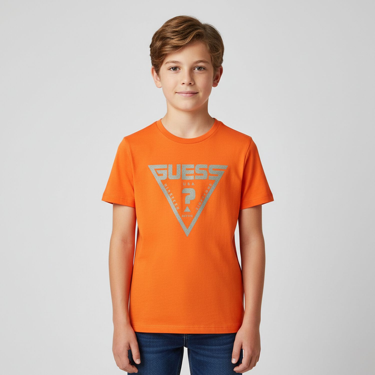 Bright Orange Logo T-Shirt, 1, hi-res image number null