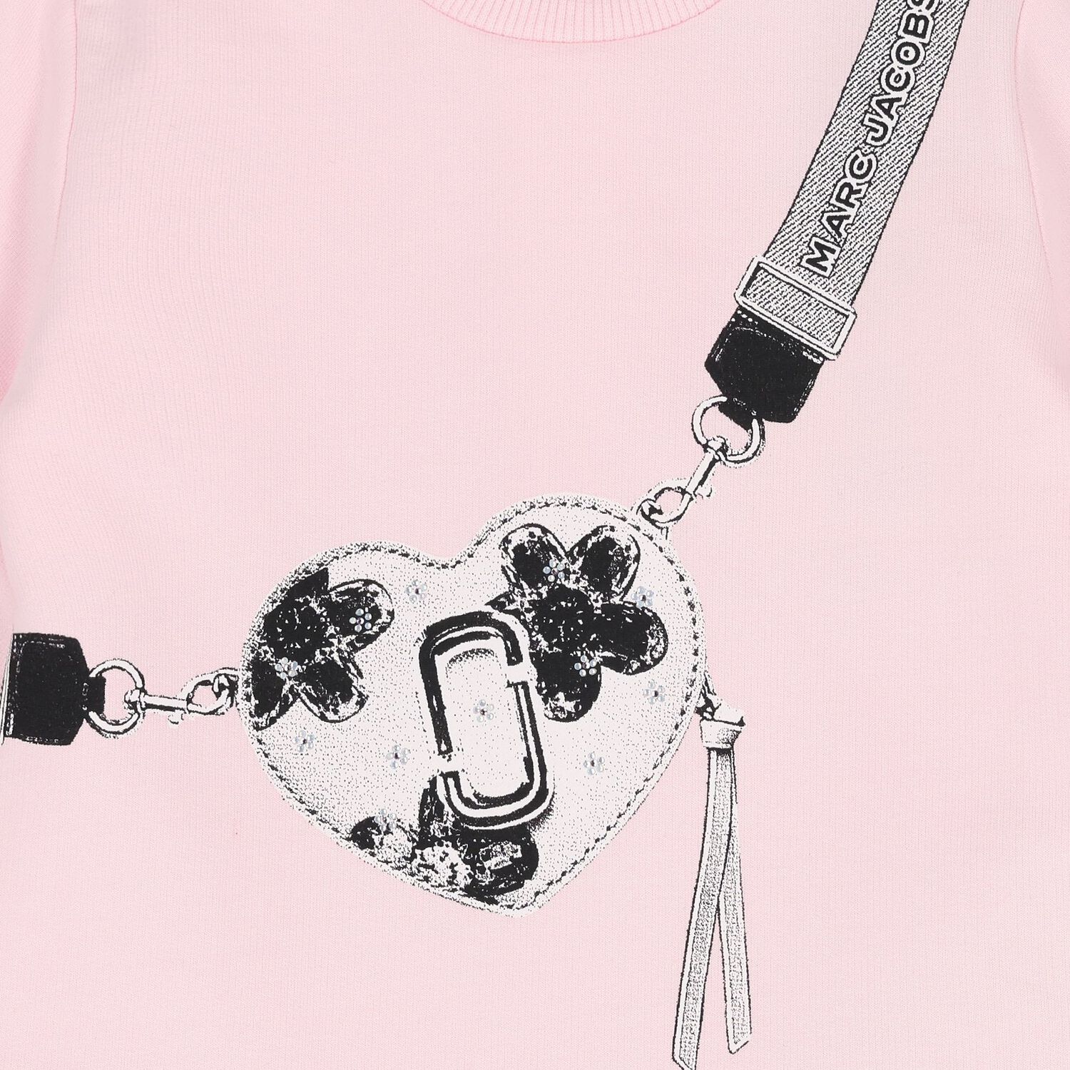 Younger Girls Pink Logo Bag Dress, 2, hi-res image number null