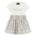 فستان أبيض ووردي وأسود للفتيات الصغيرات, 1, hi-res